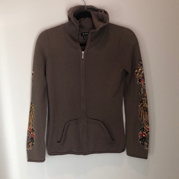troy kingdom Sweaters - Troy kingdom cashmere zip up